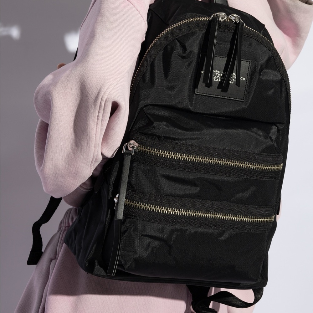 Marc Jacobs Black Nylon Backpack